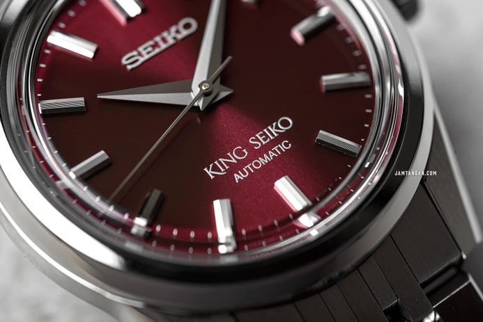 Seiko King Seiko SPB287J1 KSK Red Dial Stainless Steel Strap
