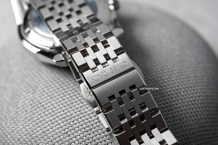 Seiko King Seiko SPB287J1 KSK Red Dial Stainless Steel Strap
