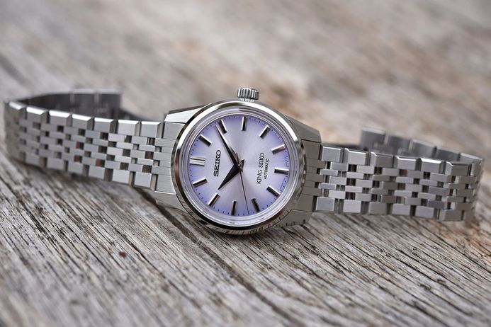 Seiko King Seiko SPB291J1 Automatic Gradient Purple Dial Stainless Steel Strap Special Edition