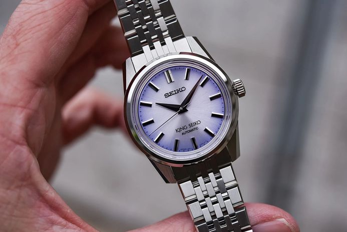 Seiko King Seiko SPB291J1 Automatic Gradient Purple Dial Stainless Steel Strap Special Edition