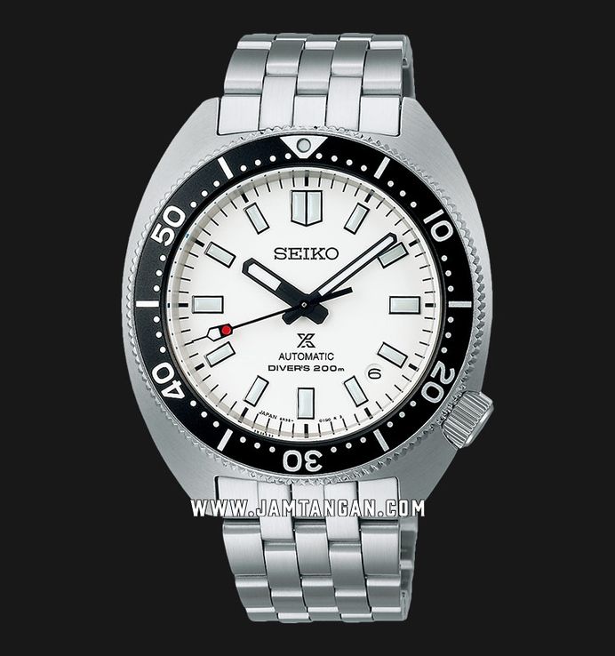 Seiko Prospex SPB313J1 Heritage Re-Interpretation Slim Willard White Dial Stainless Steel Strap