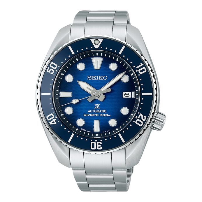 Seiko Prospex SPB321J1 King Sumo Automatic Divers 200M Blue Dial Stainless  Steel Strap