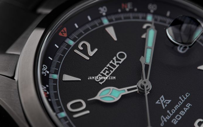 Seiko Prospex SPB337J1 Alpinist The Black Series Night Vision Stainless Steel Strap Limited Edition