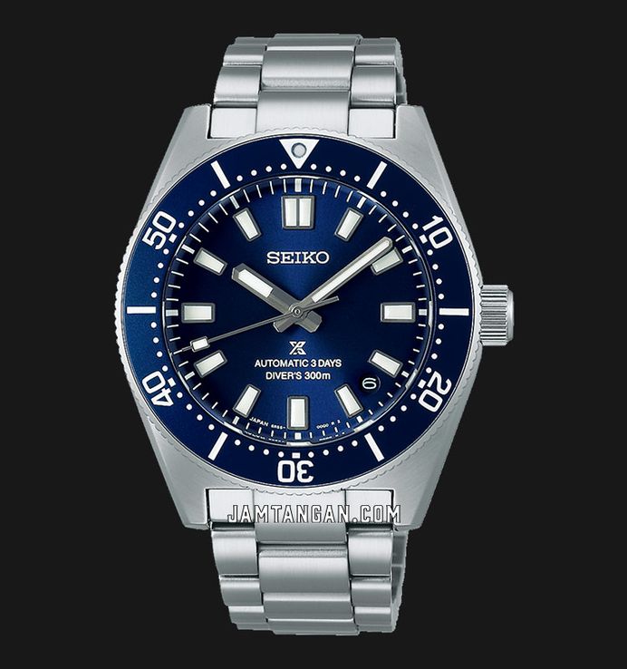 Seiko Prospex SPB451J1 New 62MAS 1965 Diver Facelift Blue Dial Stainless Steel Strap