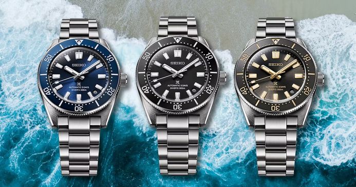 Seiko Prospex SPB451J1 New 62MAS 1965 Diver Facelift Blue Dial Stainless Steel Strap
