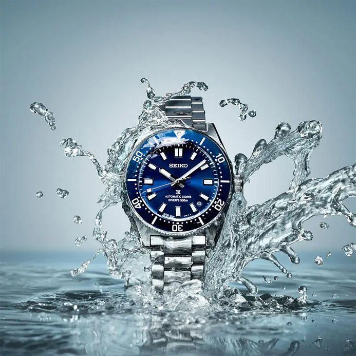 Seiko Prospex SPB451J1 New 62MAS 1965 Diver Facelift Blue Dial Stainless Steel Strap