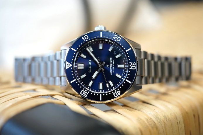 Seiko Prospex SPB451J1 New 62MAS 1965 Diver Facelift Blue Dial Stainless Steel Strap