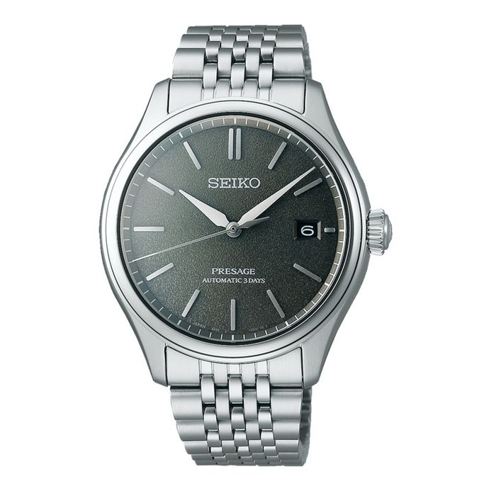 Seiko Presage SPB465J1 Automatic Classic Series Sensaicha Brownish Green  Dial Stainless Steel Strap