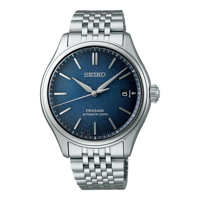 Seiko Presage Classic SPB525J1 Automatic In Ai-iro Japan Blue Stainless  Steel Strap