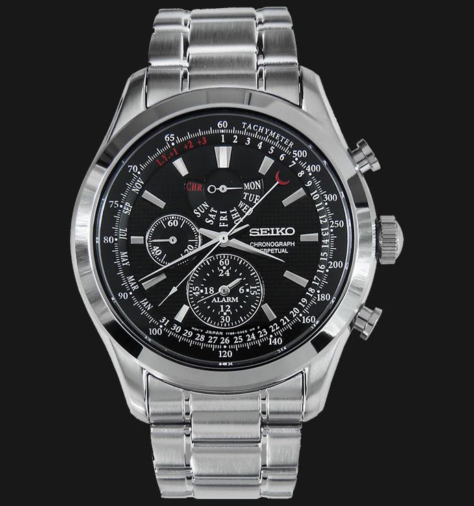 Seiko neo classic alarm perpetual chronograph on sale