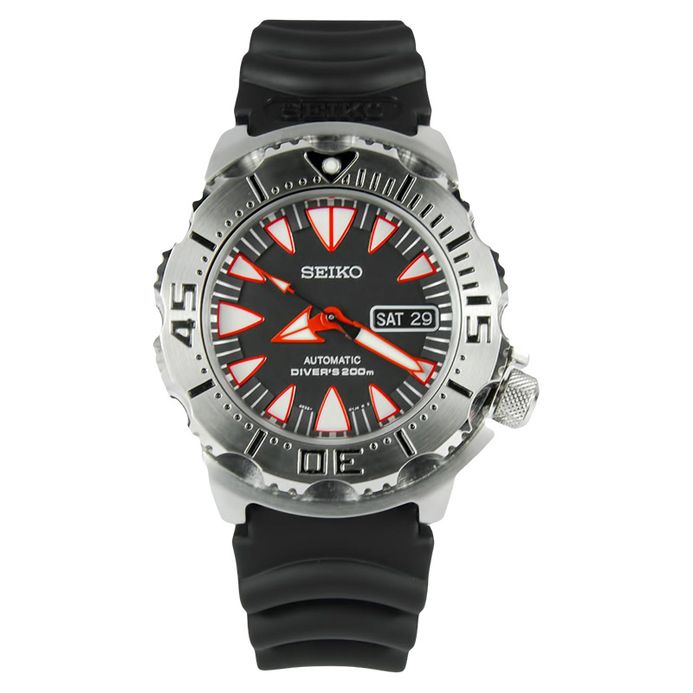 Seiko SRP313 SRP313K1 Black Monster Automatic Diver 200M