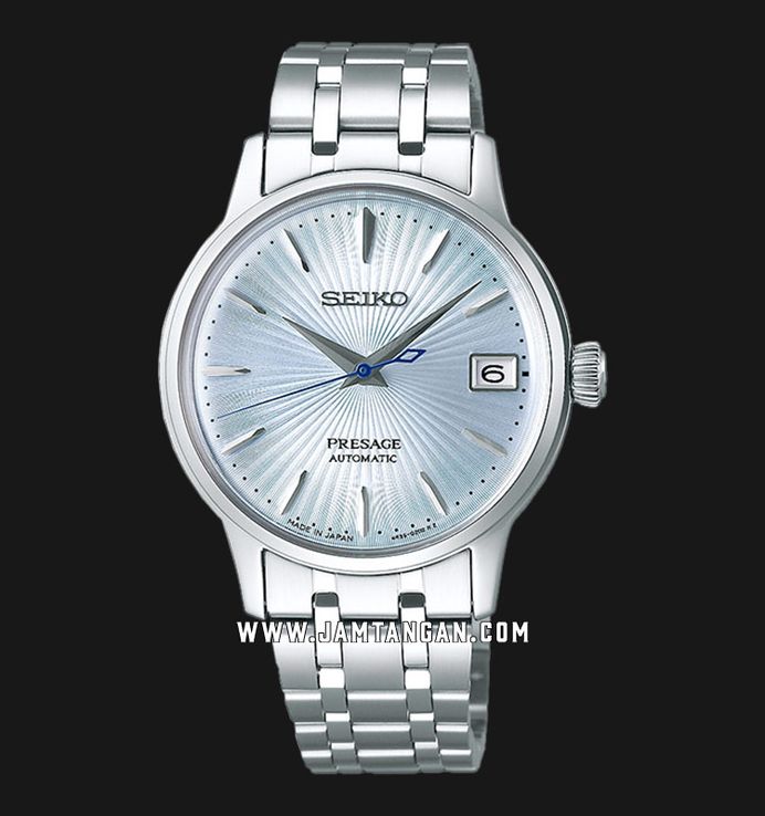 Seiko Presage SRP841J1 Sky Diving Automatic Light Blue Dial Stainless Steel Strap
