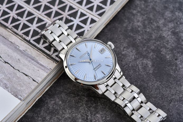 Seiko Presage SRP841J1 Sky Diving Automatic Light Blue Dial Stainless Steel Strap