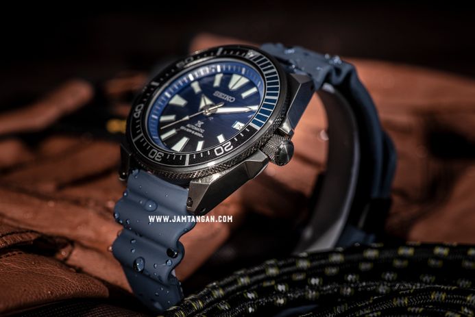 Seiko prospex srpd09 special edition blue silicone automatic divers watch hot sale