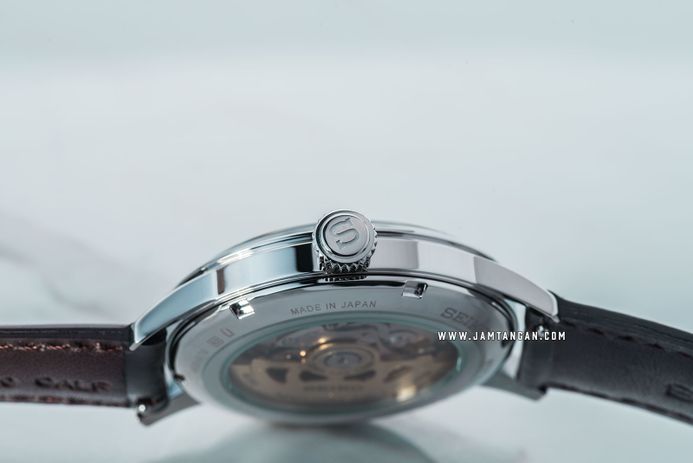 Seiko Presage SRPD37J1 Cocktail Time Mockingbird Automatic Green Dial Brown Leather Strap