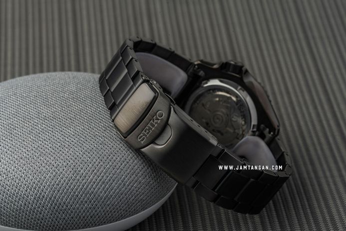 Seiko 5 Sports SRPD65K1 5KX SKX Sports Style Automatic Black Dial Gunmetal Stainless Steel Strap