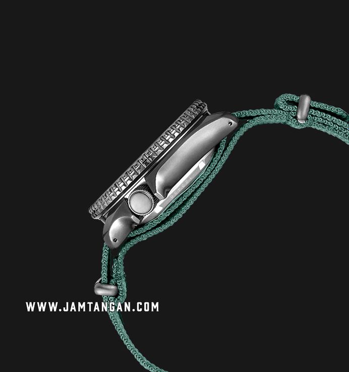Seiko 5 Sports SRPD77K1 5KX Avocado SKX Sports Style Automatic Green Dial Green Nylon Strap