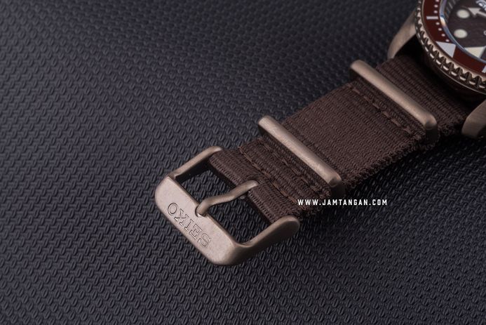 Seiko 5 Sports SRPD85K1 5KX Chocolate SKX Sports Style Automatic Brown Dial Brown Nylon Strap