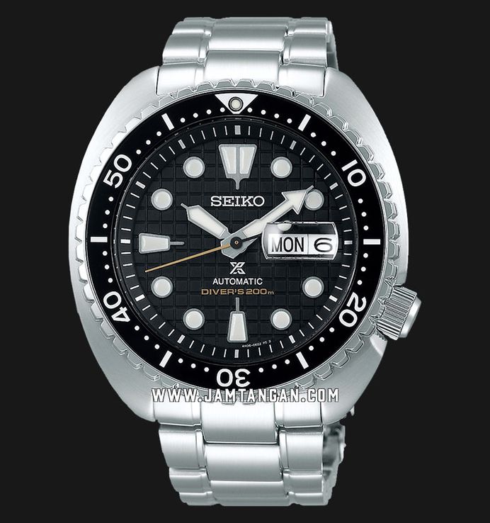 Seiko Prospex SRPE03K1 King Turtle Automatic Black Dial Stainless Steel Strap