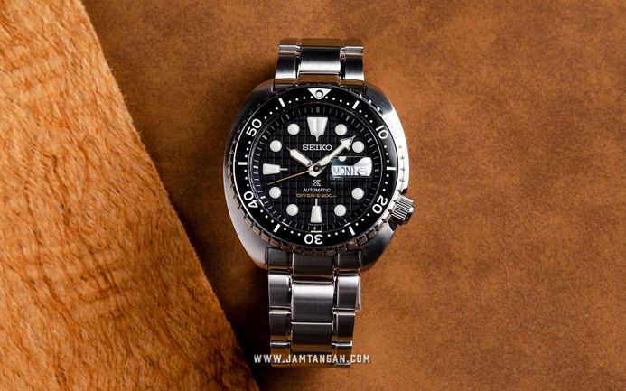 Seiko Prospex SRPE03K1 King Turtle Automatic Black Dial Stainless Steel Strap