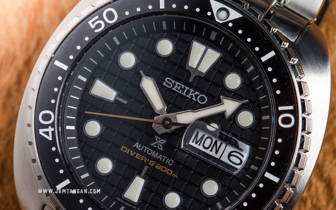 Seiko Prospex SRPE03K1 King Turtle Automatic Black Dial Stainless Steel Strap