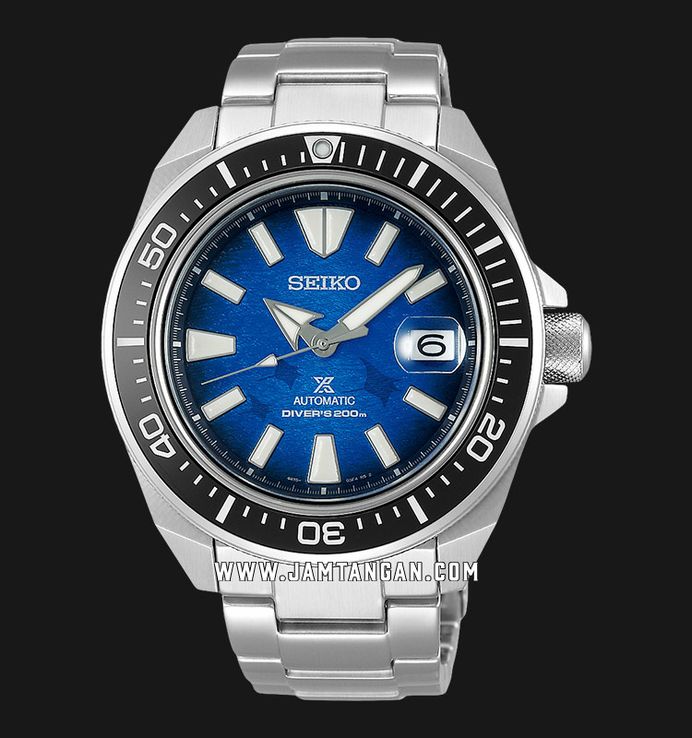 Seiko Prospex SRPE33K1 King Samurai Manta Ray Save The Ocean Stainless Steel Special Edition
