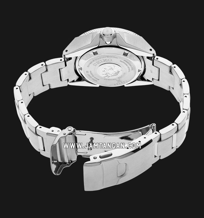 Seiko Prospex SRPE33K1 King Samurai Manta Ray Save The Ocean Stainless Steel Special Edition