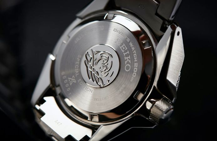 Seiko Prospex SRPE33K1 King Samurai Manta Ray Save The Ocean Stainless Steel Special Edition