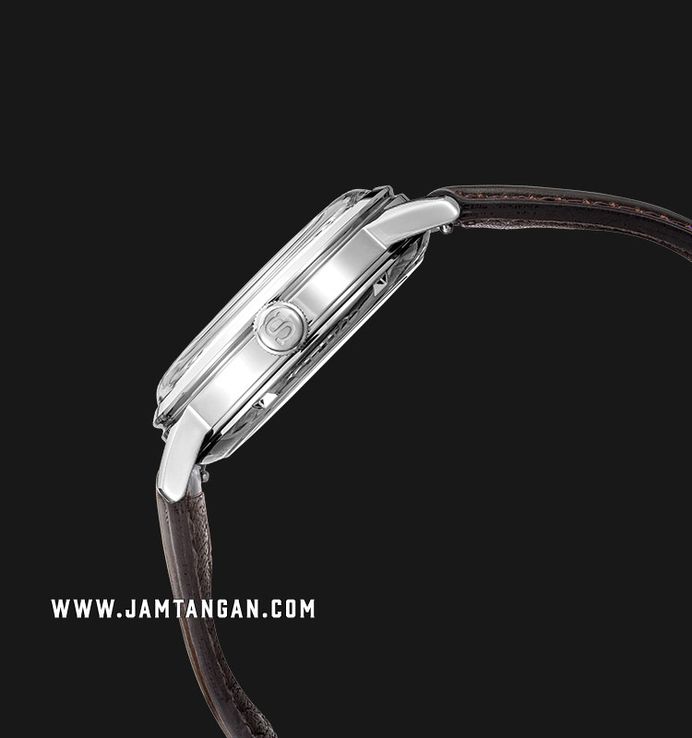 Seiko Presage SRPE41J1 Cocktail Negroni Red Dial Dark Red-Brown Leather Strap