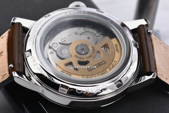 Seiko Presage SRPE45J1 Cocktail Mojito Green Dial Brown Leather Strap
