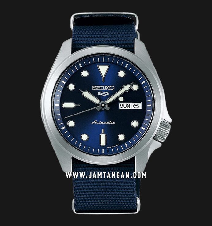 Seiko 5 Sports SRPE63K1 Sports Style Blue Dial Blue Nylon Strap