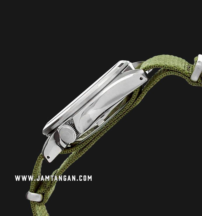 Seiko 5 Sports SRPE65K1 Automatic Green Olive Dial Green Olive Nylon Strap