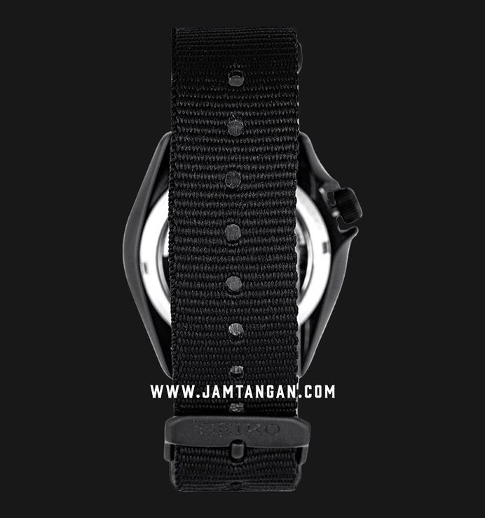 Seiko 5 Sports SRPE69K1 SKX Street Style Black Dial Black Nylon Strap