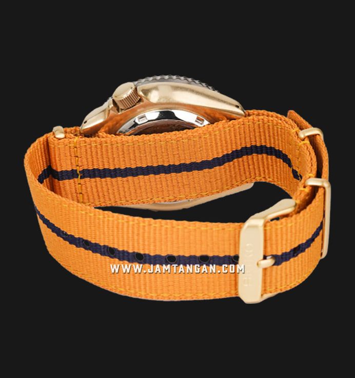 Seiko 5 Sports SRPF70K1 Naruto & Boruto Naruto Uzumaki Model Dual Tone Nylon Strap Limited Edition