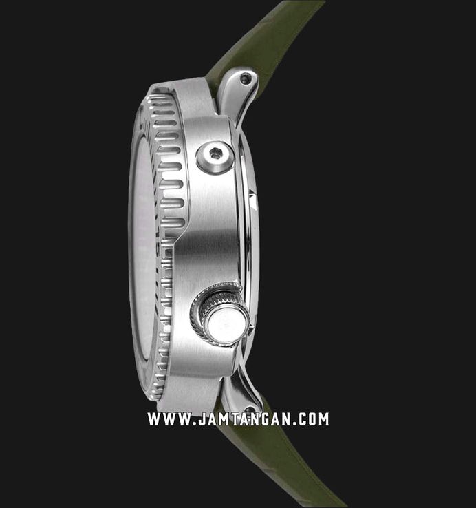Seiko Prospex SRPF83K1 Baby Tuna Urban Safari Green Dial Green Rubber Strap