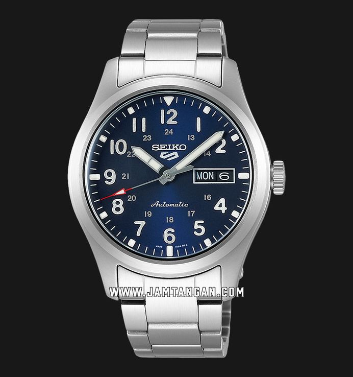 Seiko 5 Sports SRPG29K1 Field Sports Style Automatic Blue Dial Stainless Steel Strap