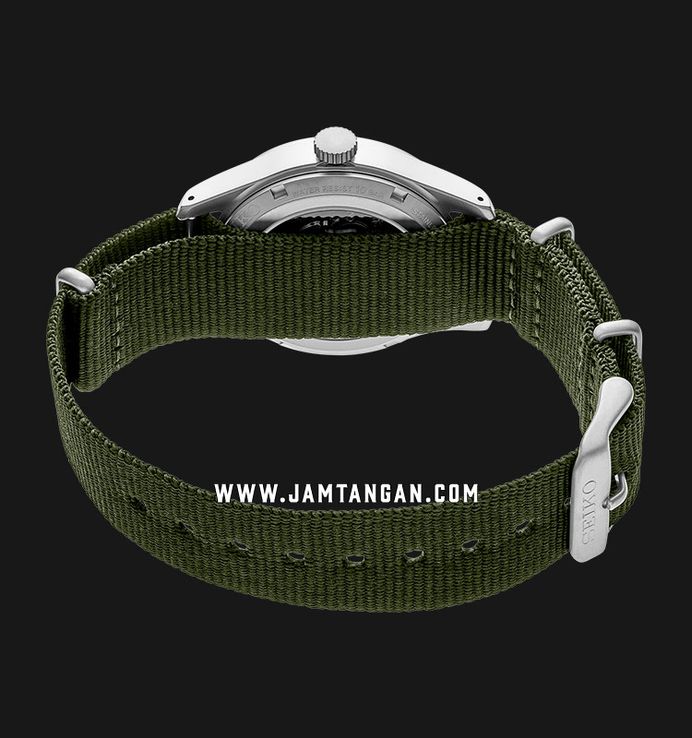 Seiko 5 Sports SRPG33K1 Automatic Field Green Dial Green Nylon Strap