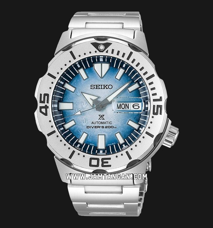 Seiko Prospex SRPG57K1 Save The Ocean Penguin Monster Automatic St. Steel Strap Special Edition