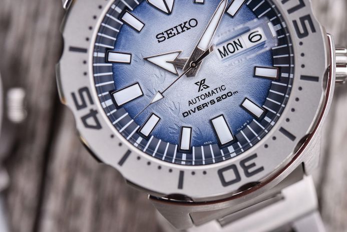 Seiko Prospex SRPG57K1 Save The Ocean Penguin Monster Automatic St. Steel Strap Special Edition
