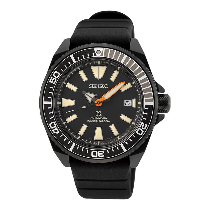 Seiko Prospex SRPH11K1 Black Samurai Automatic Divers 200 Black Rubber  Strap LIMITED EDITION