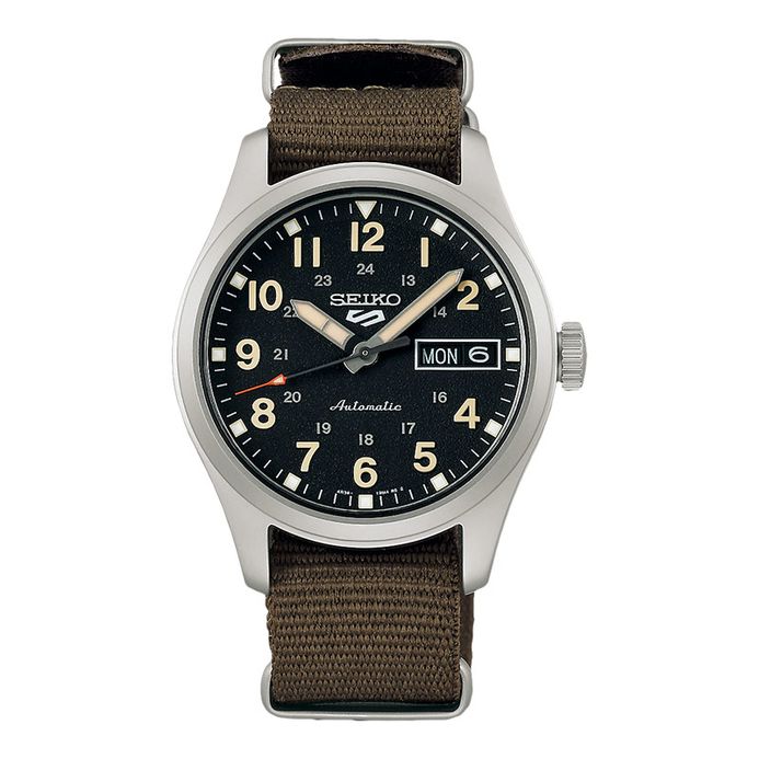 Jam Tangan Seiko Automatic Seiko Green Military Watch Jam Tangan