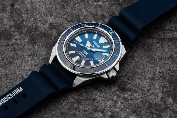 Seiko Prospex SRPJ93K1 King Samurai PADI Great Blue Dial Blue Silicone Strap Special Edition