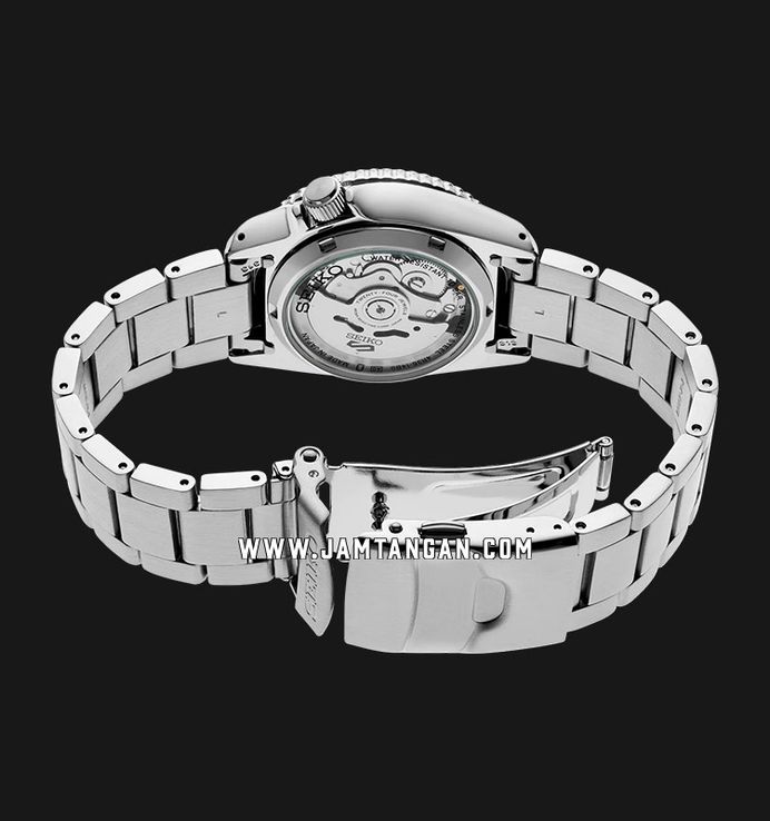 Seiko 5 Sports SRPK29K1 5KX Midi SKX Sports Style Black Dial Stainless Steel Strap