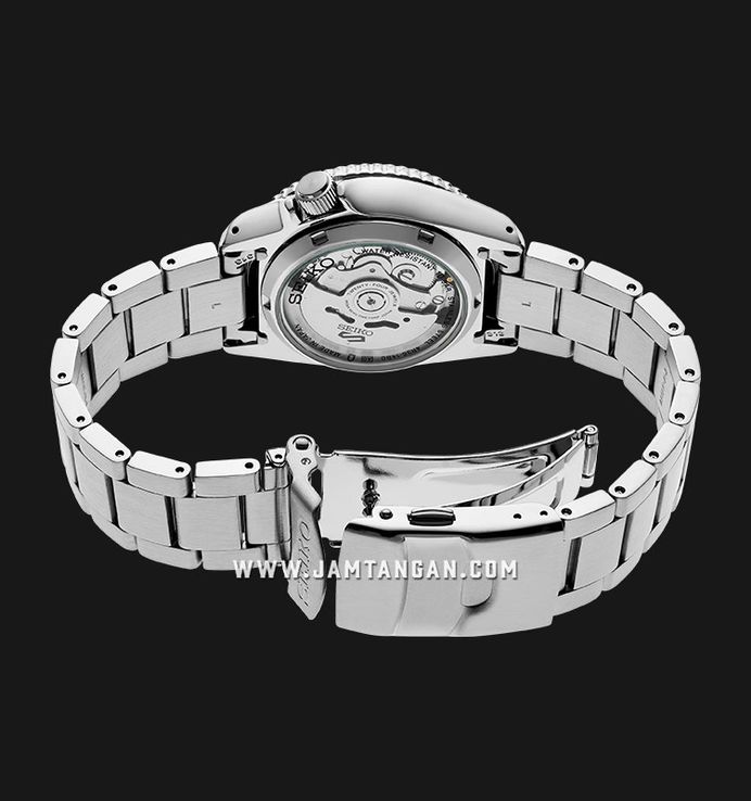 Seiko 5 Sports SRPK33K1 5KX Midi SKX Sports Style Baby Blue Dial Stainless Steel Strap