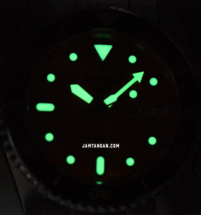 Seiko 5 Sports SRPK35K1 5KX Midi SKX Sports Style Orange Dial Stainless Steel Strap