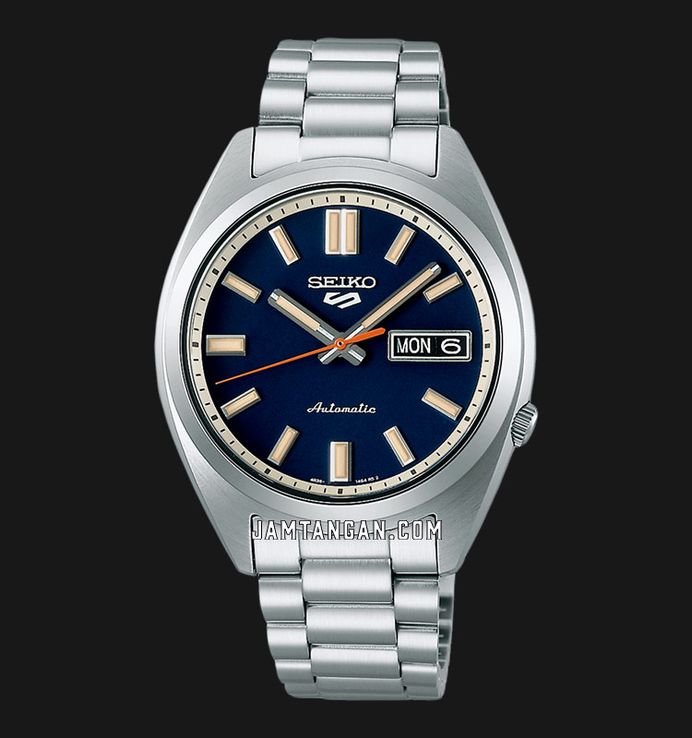 Seiko 5 Sports SRPK87K1 SNXS Series Men Blue Dial Stainless Steel Strap