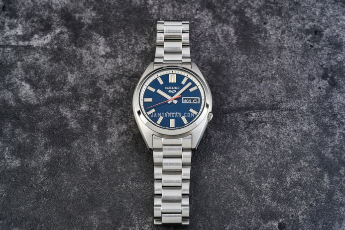 Seiko 5 Sports SRPK87K1 SNXS Series Men Blue Dial Stainless Steel Strap
