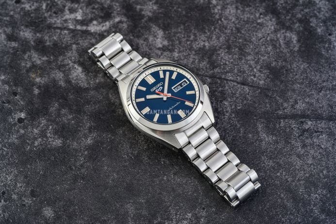 Seiko 5 Sports SRPK87K1 SNXS Series Men Blue Dial Stainless Steel Strap