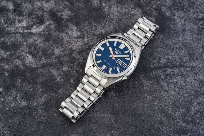 Seiko 5 Sports SRPK87K1 SNXS Series Men Blue Dial Stainless Steel Strap