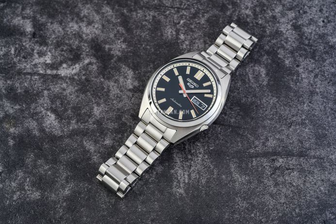 Seiko 5 Sports SRPK89K1 SNXS Series Men Black Dial Stainless Steel Strap